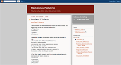 Desktop Screenshot of medcosmospediatrics.blogspot.com