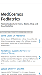 Mobile Screenshot of medcosmospediatrics.blogspot.com