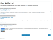 Tablet Screenshot of foro-solidaridad.blogspot.com