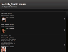 Tablet Screenshot of leetechstudio.blogspot.com