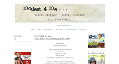 Desktop Screenshot of modest4me.blogspot.com