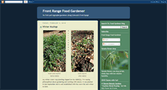 Desktop Screenshot of frontrangefoodgardener.blogspot.com