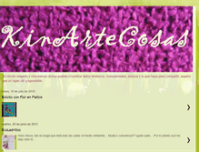 Tablet Screenshot of kinartecosas.blogspot.com
