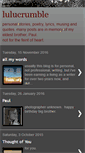 Mobile Screenshot of lulucrumble.blogspot.com