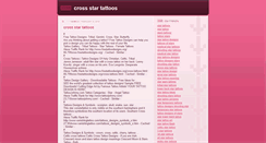 Desktop Screenshot of crossstartattoos.blogspot.com