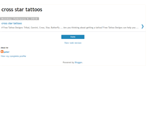 Tablet Screenshot of crossstartattoos.blogspot.com