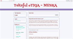 Desktop Screenshot of etiqamesra.blogspot.com
