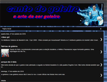 Tablet Screenshot of cantodogoleiro.blogspot.com