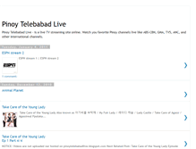 Tablet Screenshot of pinoytelebabadlive.blogspot.com