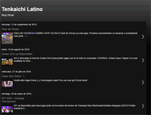 Tablet Screenshot of dbztenkaichi2latino.blogspot.com