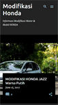 Mobile Screenshot of modifikasi-honda.blogspot.com