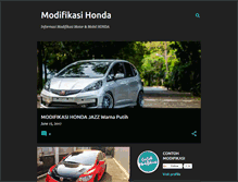 Tablet Screenshot of modifikasi-honda.blogspot.com