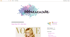 Desktop Screenshot of bbbananacake.blogspot.com