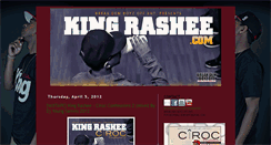 Desktop Screenshot of kingrasheemusic.blogspot.com