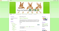 Desktop Screenshot of howtohaveababy.blogspot.com