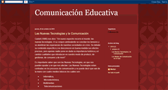Desktop Screenshot of losmediosdecomunicacinenelaula.blogspot.com