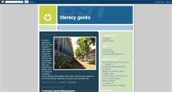 Desktop Screenshot of literacygeeks.blogspot.com