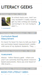 Mobile Screenshot of literacygeeks.blogspot.com