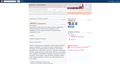 Desktop Screenshot of pastoralcatequeticaarquimoc.blogspot.com
