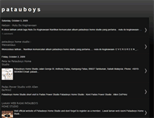 Tablet Screenshot of patauboys.blogspot.com