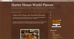 Desktop Screenshot of harterhouseworldflavors.blogspot.com