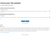 Tablet Screenshot of fulfillingthemission.blogspot.com