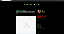 Desktop Screenshot of de-noche.blogspot.com