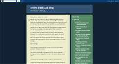 Desktop Screenshot of onlineblackjackblog.blogspot.com