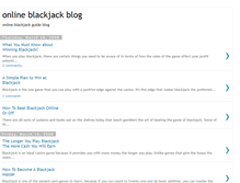 Tablet Screenshot of onlineblackjackblog.blogspot.com