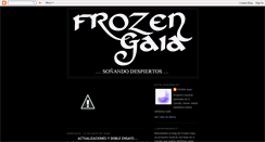 Desktop Screenshot of frozengaia.blogspot.com