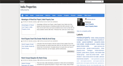 Desktop Screenshot of india-properties.blogspot.com