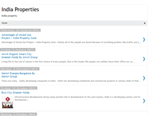 Tablet Screenshot of india-properties.blogspot.com