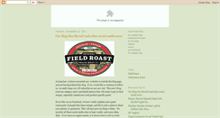 Desktop Screenshot of fieldroast.blogspot.com