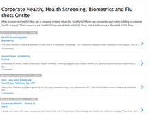 Tablet Screenshot of corporatehealthstrategy.blogspot.com