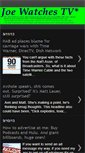 Mobile Screenshot of joewatchestv.blogspot.com