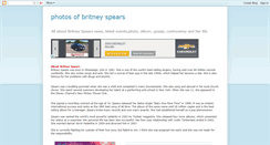 Desktop Screenshot of photos-of-britney-spears.blogspot.com