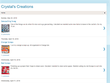 Tablet Screenshot of crystalscraps.blogspot.com