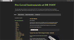 Desktop Screenshot of drtootusedinstruments.blogspot.com