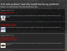 Tablet Screenshot of edemittproblem.blogspot.com