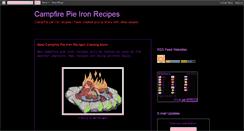 Desktop Screenshot of campfirepieironrecipes.blogspot.com