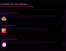 Tablet Screenshot of campfirepieironrecipes.blogspot.com