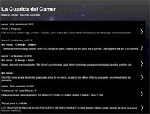 Tablet Screenshot of laguaridadelgamer.blogspot.com