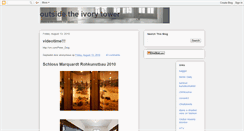 Desktop Screenshot of outsidetheivorytower.blogspot.com