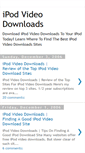 Mobile Screenshot of ipod-videodownloads.blogspot.com