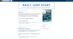 Desktop Screenshot of dailyjumpstart.blogspot.com