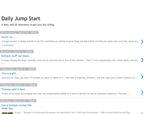 Tablet Screenshot of dailyjumpstart.blogspot.com