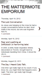 Mobile Screenshot of mattermote.blogspot.com