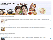 Tablet Screenshot of elevenjuly2009.blogspot.com