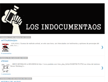 Tablet Screenshot of losindocumentaos.blogspot.com