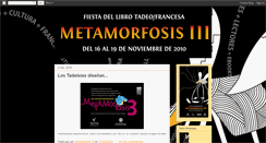 Desktop Screenshot of feriadellibro3.blogspot.com